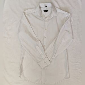 Men's Van Heusen slim fit white dress shirt